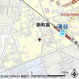 宮城県遠田郡涌谷町新町裏50周辺の地図