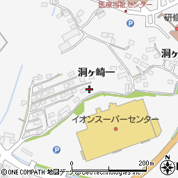 宮城県遠田郡涌谷町涌谷洞ヶ崎一83周辺の地図