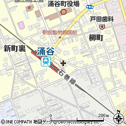 宮城県遠田郡涌谷町新町裏128周辺の地図