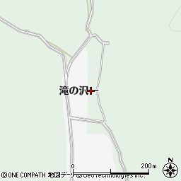 宮城県遠田郡涌谷町小塚滝の沢一周辺の地図