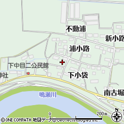 宮城県大崎市古川下中目下小袋5周辺の地図