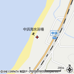 〒959-3902 新潟県村上市中浜の地図