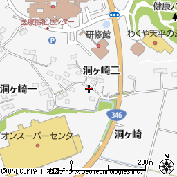 宮城県遠田郡涌谷町涌谷洞ヶ崎一107周辺の地図