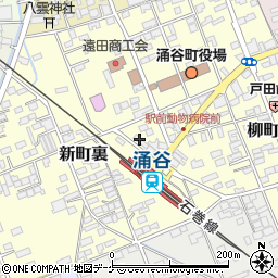 宮城県遠田郡涌谷町新町裏117周辺の地図