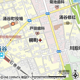 宮城県遠田郡涌谷町柳町32周辺の地図