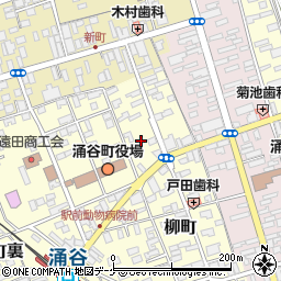 遠田警察署涌谷幹部交番周辺の地図