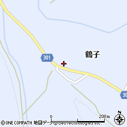 山形県尾花沢市鶴子814周辺の地図