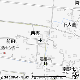 宮城県大崎市三本木新沼西害63周辺の地図