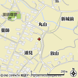 宮城県大崎市古川師山周辺の地図
