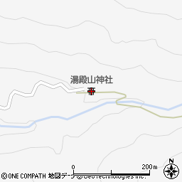 湯殿山神社周辺の地図