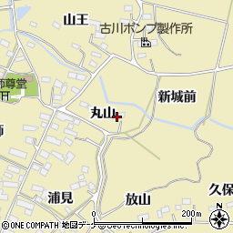 宮城県大崎市古川師山丸山周辺の地図