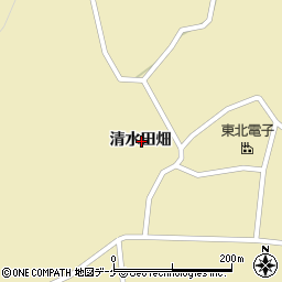 宮城県石巻市中島清水田畑周辺の地図