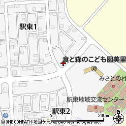 宮城県遠田郡美里町小桜周辺の地図