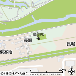 廣慈庵周辺の地図
