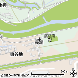 宮城県大崎市三本木蒜袋長堀周辺の地図