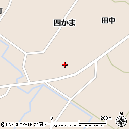 宮城県加美郡色麻町四かま地蔵堂周辺の地図