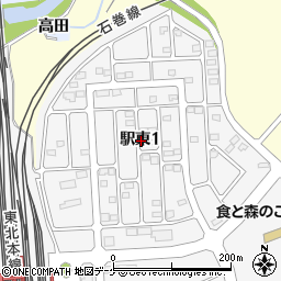〒987-0038 宮城県遠田郡美里町駅東の地図