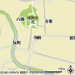 宮城県大崎市古川師山寺前周辺の地図
