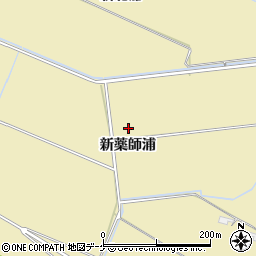 宮城県大崎市古川師山新薬師浦周辺の地図
