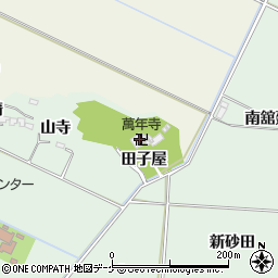 宮城県大崎市古川下中目田子屋周辺の地図