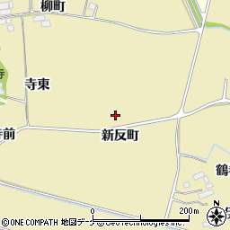 宮城県大崎市古川師山（新反町）周辺の地図