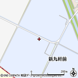 宮城県遠田郡涌谷町九軒前周辺の地図