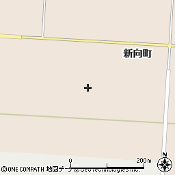 宮城県色麻町（加美郡）四かま（新向町）周辺の地図