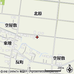 宮城県大崎市三本木高柳北原周辺の地図