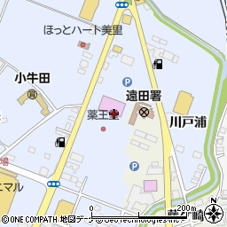 ダイナム宮城小牛田店周辺の地図