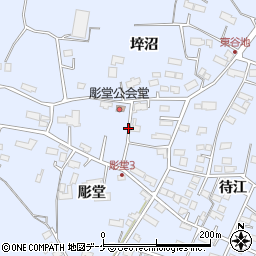 宮城県遠田郡美里町北浦彫堂周辺の地図