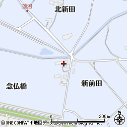 宮城県美里町（遠田郡）北浦（念仏橋）周辺の地図