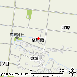 宮城県大崎市三本木高柳空屋敷21周辺の地図