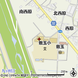 大崎市立敷玉小学校周辺の地図