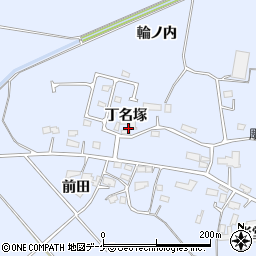 宮城県遠田郡美里町北浦丁名塚周辺の地図