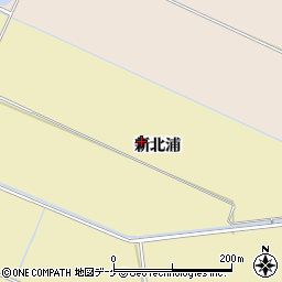 宮城県大崎市古川師山新北浦周辺の地図