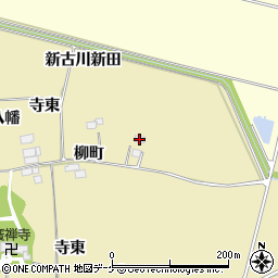 宮城県大崎市古川師山柳町周辺の地図