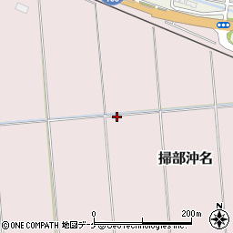 宮城県遠田郡涌谷町掃部沖名周辺の地図