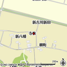 宮城県大崎市古川師山寺東周辺の地図