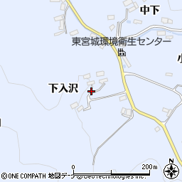 宮城県石巻市桃生町太田下入沢周辺の地図