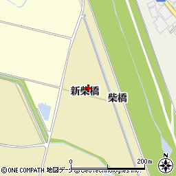 宮城県大崎市古川師山新柴橋周辺の地図