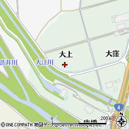 宮城県大崎市古川米袋大上周辺の地図