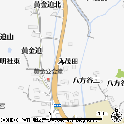 宮城県遠田郡涌谷町涌谷入茂田周辺の地図