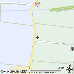 宮城県大崎市古川新沼行人堰南119-3周辺の地図