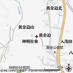 宮城県遠田郡涌谷町涌谷周辺の地図