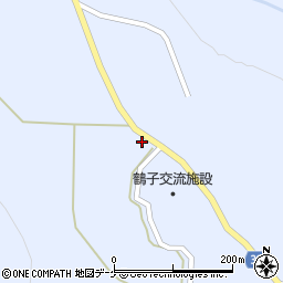 山形県尾花沢市鶴子647周辺の地図