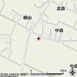 宮城県大崎市古川石森中森24周辺の地図