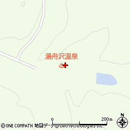 湯舟沢温泉周辺の地図
