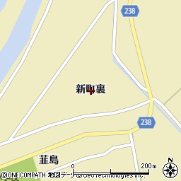 宮城県石巻市釜谷新町裏周辺の地図