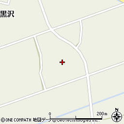 宮城県加美郡色麻町黒沢本田周辺の地図