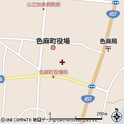 色麻町役場　議会事務局周辺の地図
